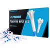 CHAMPKEY Original Plastic Golf Tees 100 Pack | 85 Driver
