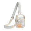 Clear Crossbody Bag Clear Bag for Stadium Events, Clear Purses