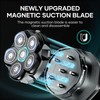 6D Head Shavers for Bald Men Magnetic Blade Replacement Head,