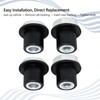 4PCS Steering Rack and Pinion Mount Bushing Replace 52106728AC 52113031AD