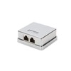 DIGITUS Junction Box Cat-6-2 Port RJ45 - Surface-Mounted Housing -