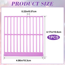 Incinkod 1 Pcs Diamond Art Painting Ruler, Diamond Art Ruler, Diamond Art Straightening Tool, Diamond Art Painting Rulers, Diamond Art Painting Ruler for Round Drills