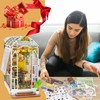 DIY Book Nook Kit, Diealles Shine 3D Wooden Puzzle Book