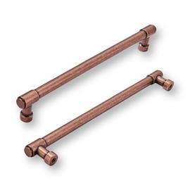khtumeware 6 Pack 8 Inch(203mm) Vintage Antique Copper Cabinet Pulls Kitchen Cabinet Hardware for Cupboard Drawer Handles Dresser Pulls
