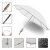 Lejorain Large Reverse Umbrella -50 Inch Windproof Folding Inverted Umbrella