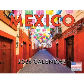 Mexico Calendar 2026 Mexican Monthly Wall Calender 12 Month | American Made In The USA