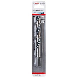 Bosch Professional 2608577304 PointTeQ HSS Twist Bit (for Metal, Reduced Shank, 13 x 101 x 151 mm, Accessories for Drill Driver)