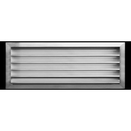 HVAC Premium 26"W x 12"H Aluminum Exterior Gable Louver Vent for Walls & Crawlspace - Weather-Resistant Air Grille with Screen Mesh - [Outer Dimensions 27.75"W x 13.75"H]