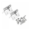 sourcing map Spring Loaded Hinges, 1" 304 Stainless Steel Self