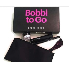Bobbi Brown Jet Eye Pencil Smokey Mascara Hydrating Eye Cream Mini Case Bag NEW