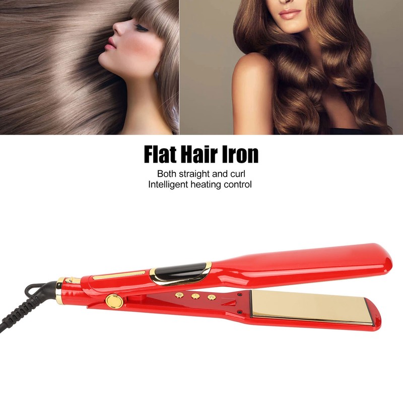 Electronic Hair Straightener Professional Curling Flat Iron Curler for Beauty