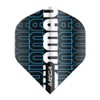 WINMAU Mega Standard Logo Black & Blue Dart Flights -