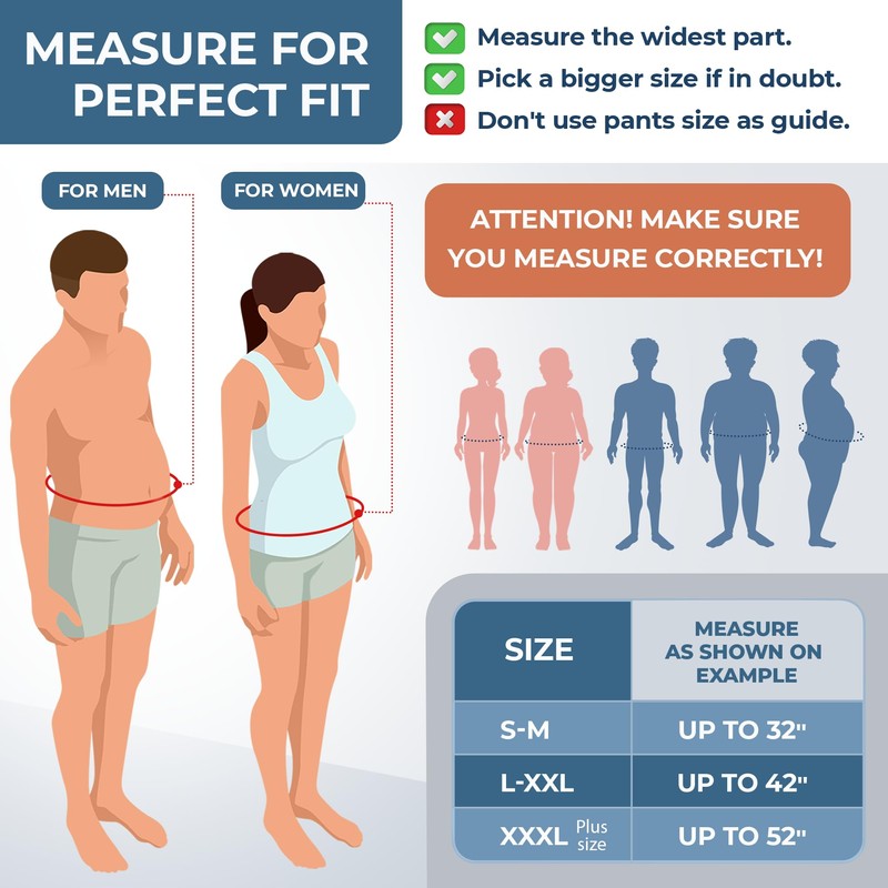 ORTONYX Premium Umbilical Hernia Belt for Men and Women /
