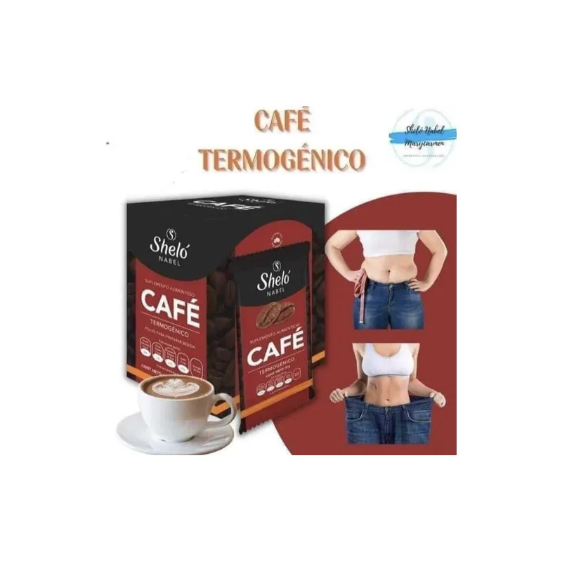 2 Pack Café Termogénico Reductor Sheló Nabel