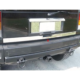 Upgrade Your Auto 1pc. Luxury FX Chrome Rear Tailgate Trim for Hummer H2 2003-2009