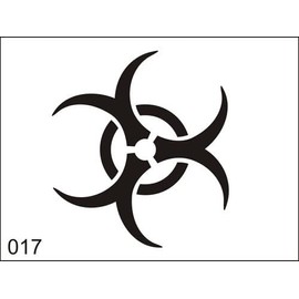 Airbrush tattoo stencil M017