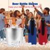 Desing Wish 3 Pack Beer Bottle Cooler Sleeves with Adjustable