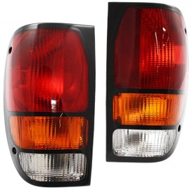 Garage-Pro Tail Light Set Compatible with 1998-2000 Mazda B2500, 1994-1997 Mazda B2300, 1994-2000 Mazda B3000, B4000 Driver and Passenger Side