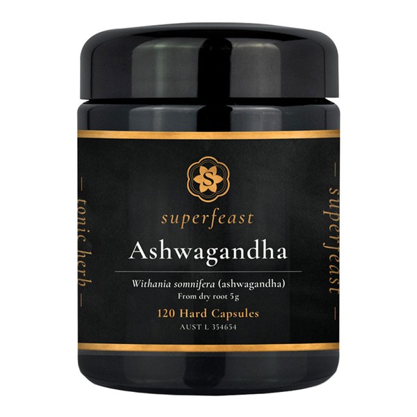 SuperFeast Ashwagandha Capsules - 120 capsules