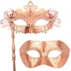 Masquerade Mask for Couple, Mardi Gras Deecorations Venetian Masks with