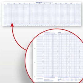 Yohmoe Employee Holiday Planner 2026 Foldable, Folded Format 975 x 297 mm, Large Personal Planner Wall Calendar for Holiday Planning, Service Planner Calendar Over 14 Months, Holiday Calendar
