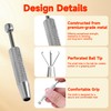 XIYING 3 Pcs Piercing Tools, Flat Back Earring Applicator Tool,