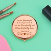 Christian Gifts for Women Inspirational Gift Compact Makeup Mirror for