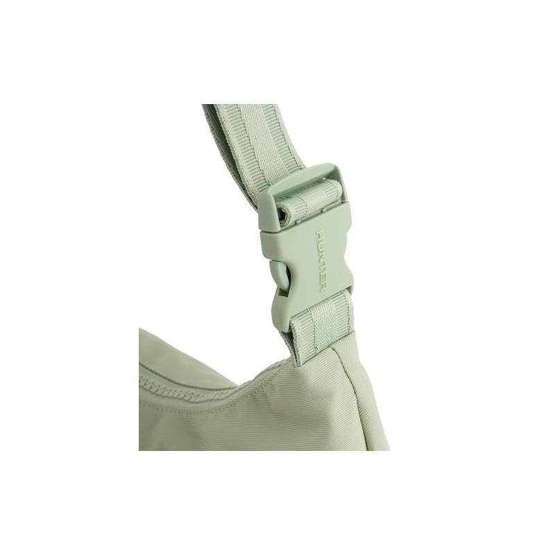 Hunter NYLON Mini Hobo Bag, glam green, Free size