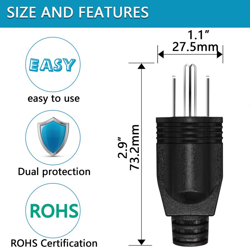 with Fuse Neutral Ground Bonding Plug for Portable Inverter Generator