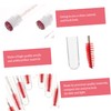 SAFIGLE 10pcs Eyelash Brush with Glitter Tube Eyelash Applicator and