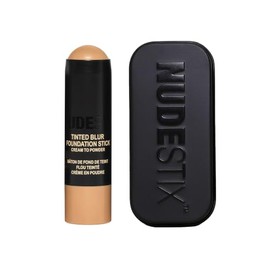 NUDESTIX Tinted Blur Foundation Stick – Cream-to-Powder Lightweight Makeup for Blurring Pores, Blemishes & Fine Lines | Natural-Matte Finish with Ligh