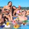 Inflatable Drink Holder, Pack of 6, Pool Drink Holder, Inflatable