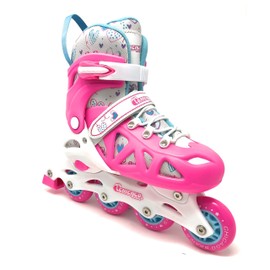 CHICAGO Skates Inline Training Skate Combo Set - Pink/Purple, Girls - Medium Sizes 1-4