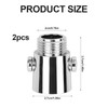 2PCS Shower Shut Off Valve, G1/2'' Water Flow Control Valve