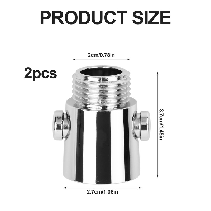 2PCS Shower Shut Off Valve, G1/2'' Water Flow Control Valve
