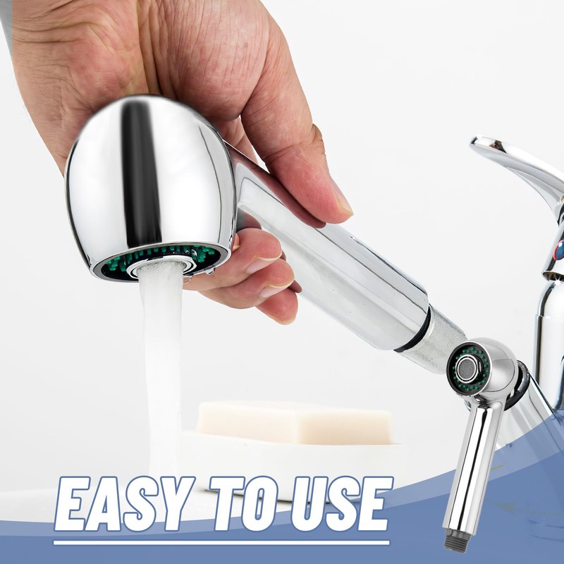 Kitchen Shower Head with 2 Modes Jet Types and Shower,