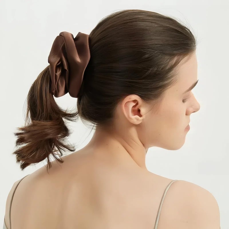 LOHAS Home 100% Nature Silk 19momme Mulberry Silk Elastic Scrunchie