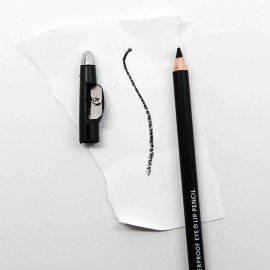 S.he Makeup Extra Long Waterproof Eyeliner & Lip Liner Pencil w/Sharpener *BLACK