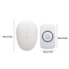 Outdoor Wireless Doorbell IP55 Waterproof 57 Melodies 4 Volumes 100m