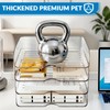 4-Tier Horizontal Acrylic Paper Organizer for A4/Letter Documents
