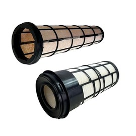 E-RE282286-RE282287 Primary/Safety Air Filter Kit for John Deere 5045D, 5045E, 5055D, 5055E, 5065E, 5075E, 318D, 320D, 19D, 323D