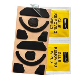 Mars Fox Mice Skates Mouse Feet for Razer Basilisk V3 Pro Customizable Wireless Ergonomic Gaming Mouse (2 Sets)- Thickness 1.1mm (Black)