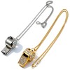 Sepco Metal Bling Whistle Necklace Crystal Rhinestone Whistle Pendant with