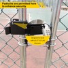Heavy-Duty Chain Link Double Gate Latch for 1-3/8" Gate Frames,