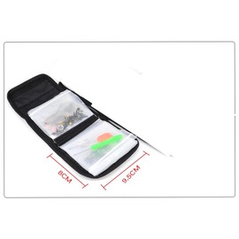 Zmart Hirisi Fishing Rig Bag Tackle Accessory Storage Bag Carp Fishing Tackle Rig Wallet Hair Rig Transparent Carry Bag Fishing Gear Storage Rig Case Tackle Bag Fishing Bag Carp Fishing Supplies Hair
