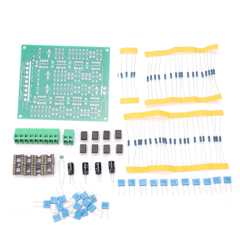 PreAmplifier Module DIY Kit 3-Channel Output NE5532 Op Amp Dual