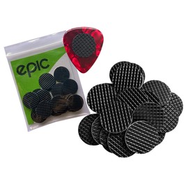 Epic Accessories 20-Pack Grips for Guitar Picks Stop Dropping your Guitar Picks while Playing Non-sticky Stays in your Hand Epic Accessories (comes with grips only)