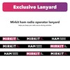 Lanyard Mirkit HAM Radio Operator Neck Strap BAOFENG Accessories and
