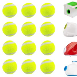 NICERINC PET X-Small Dog Tennis Balls Dog Toys Ball 1.5" Pack of 12, Fit Ball Launchers