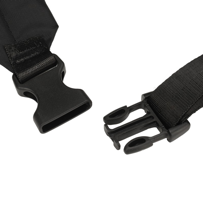 Large Black Sling Bag Waterproof Sling Backpack Oxford Fabric Outdoor